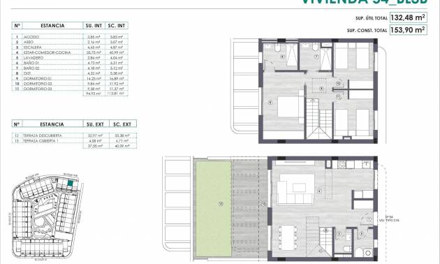 Nieuwbouw projecten - Penthouse - Monforte del Cid - Alenda Golf