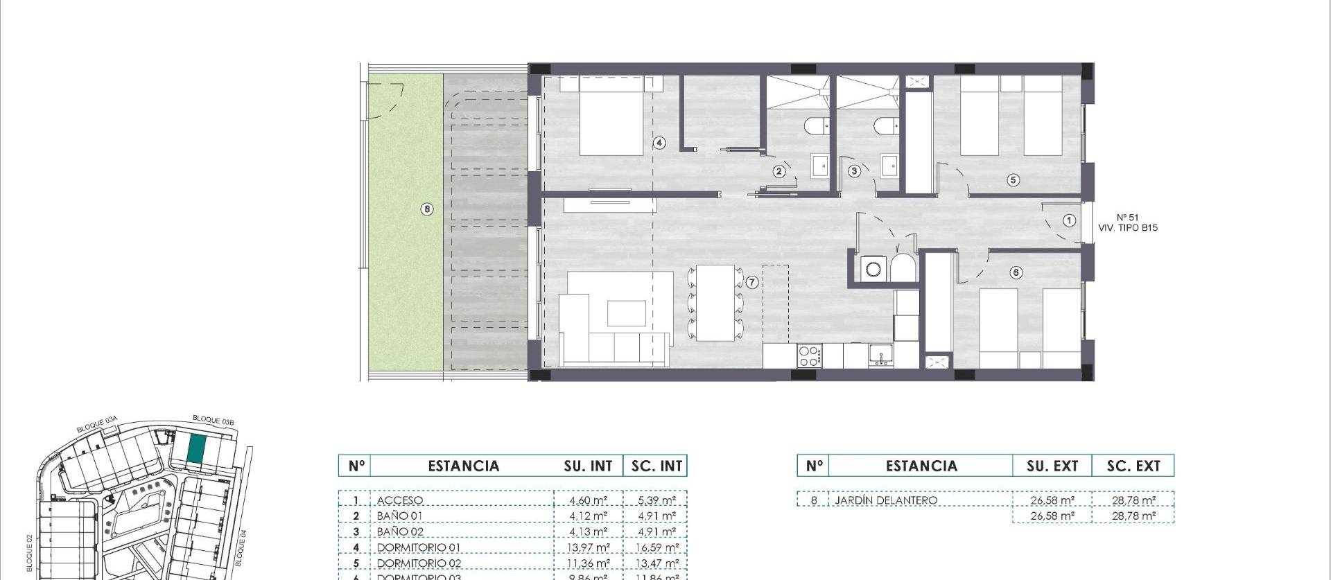 Nueva construcción  - Apartment - Monforte del Cid - Alenda Golf