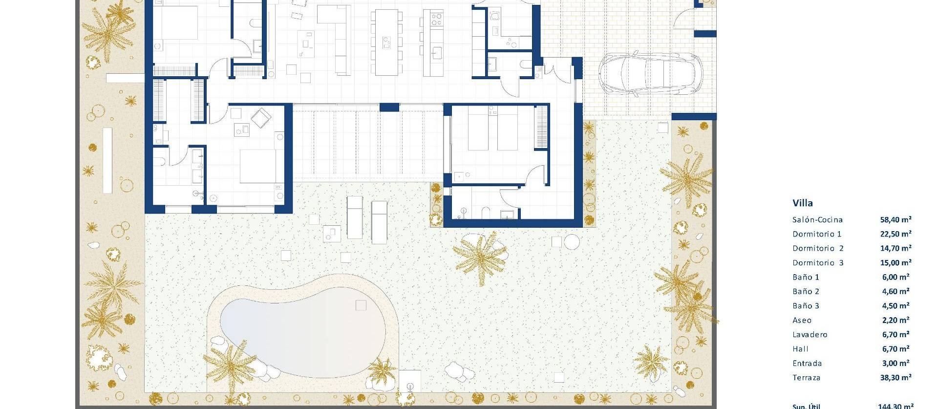 Nueva construcción  - Villa - BAOS Y MENDIGO - Altaona golf and country village