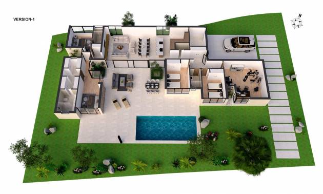 Nouvelle construction - Villa - BAOS Y MENDIGO - Altaona golf and country village