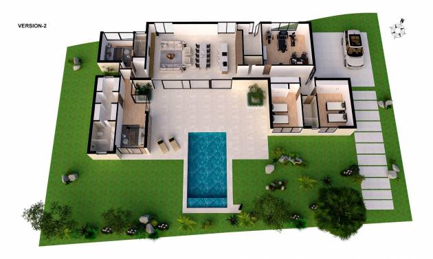 New Build - Villa - BAOS Y MENDIGO - Altaona golf and country village