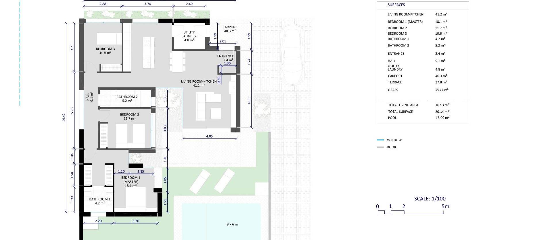 Nieuwbouw projecten - Villa - BAOS Y MENDIGO - Altaona golf and country village