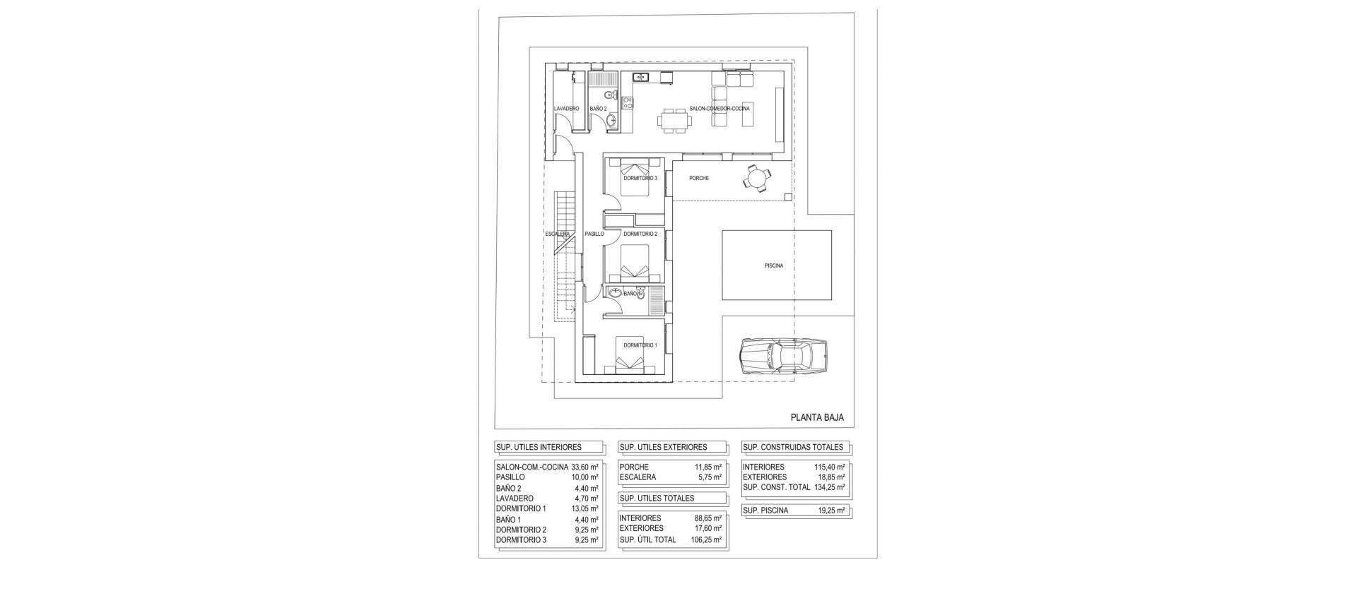 Nueva construcción  - Villa - Pinoso - Campo