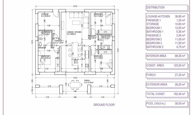 New Build - Villa - Pinoso - Campo