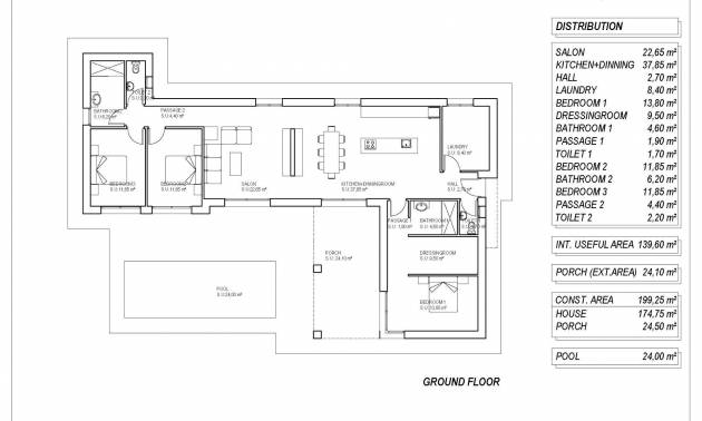 Nueva construcción  - Villa - Pinoso - Campo