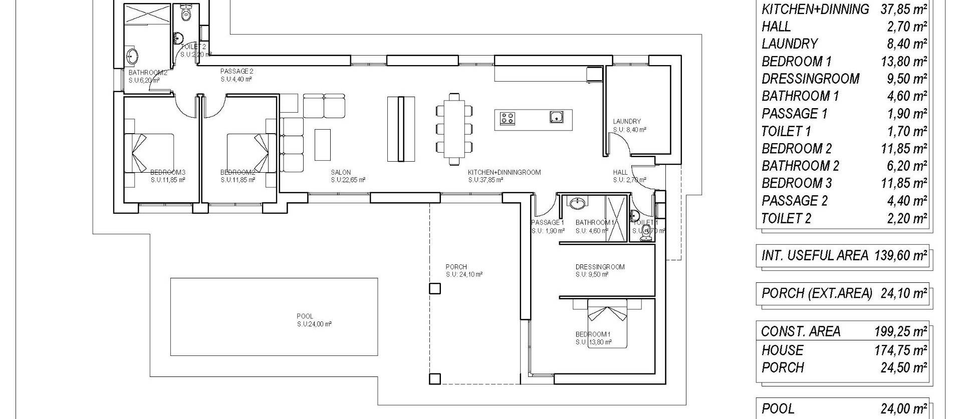 Nueva construcción  - Villa - Pinoso - Campo