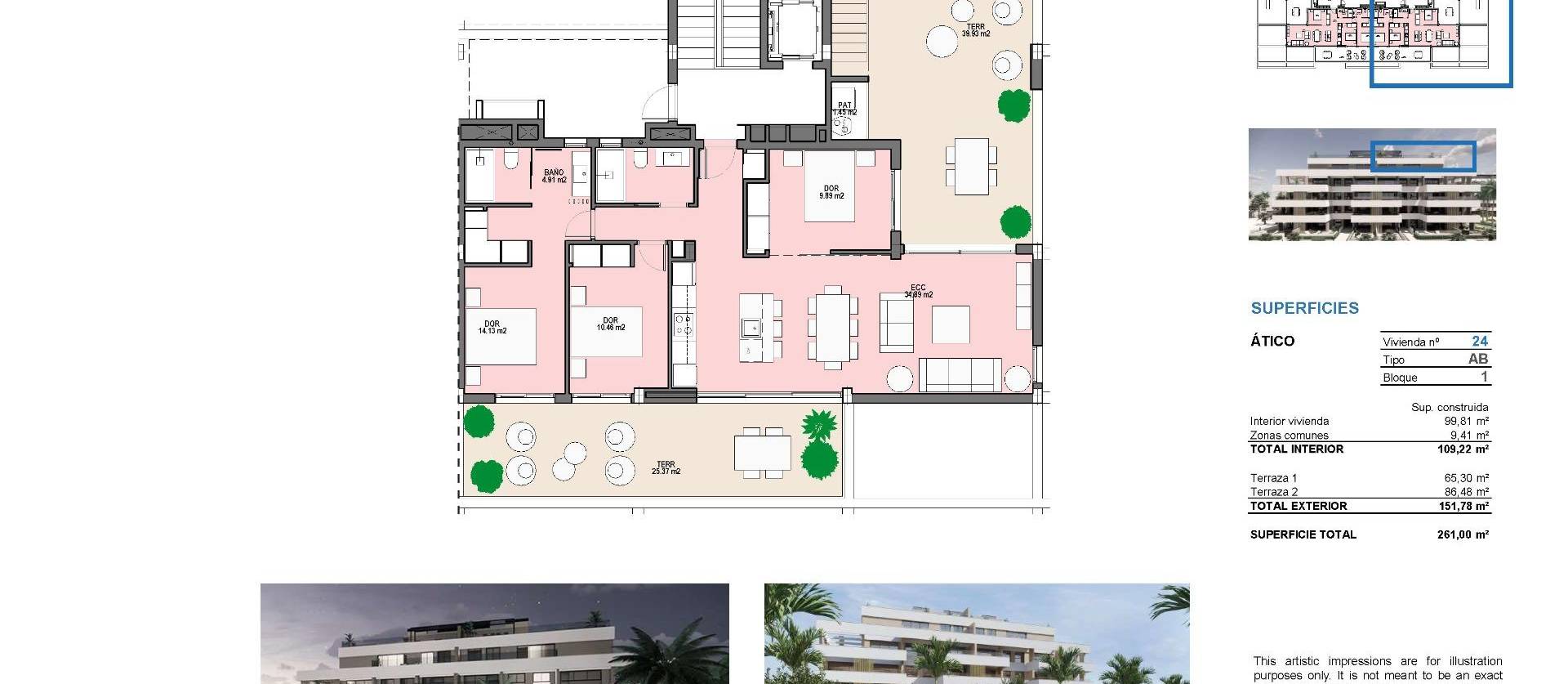 Nieuwbouw projecten - Appartment - Torre Pacheco - Santa Rosalía