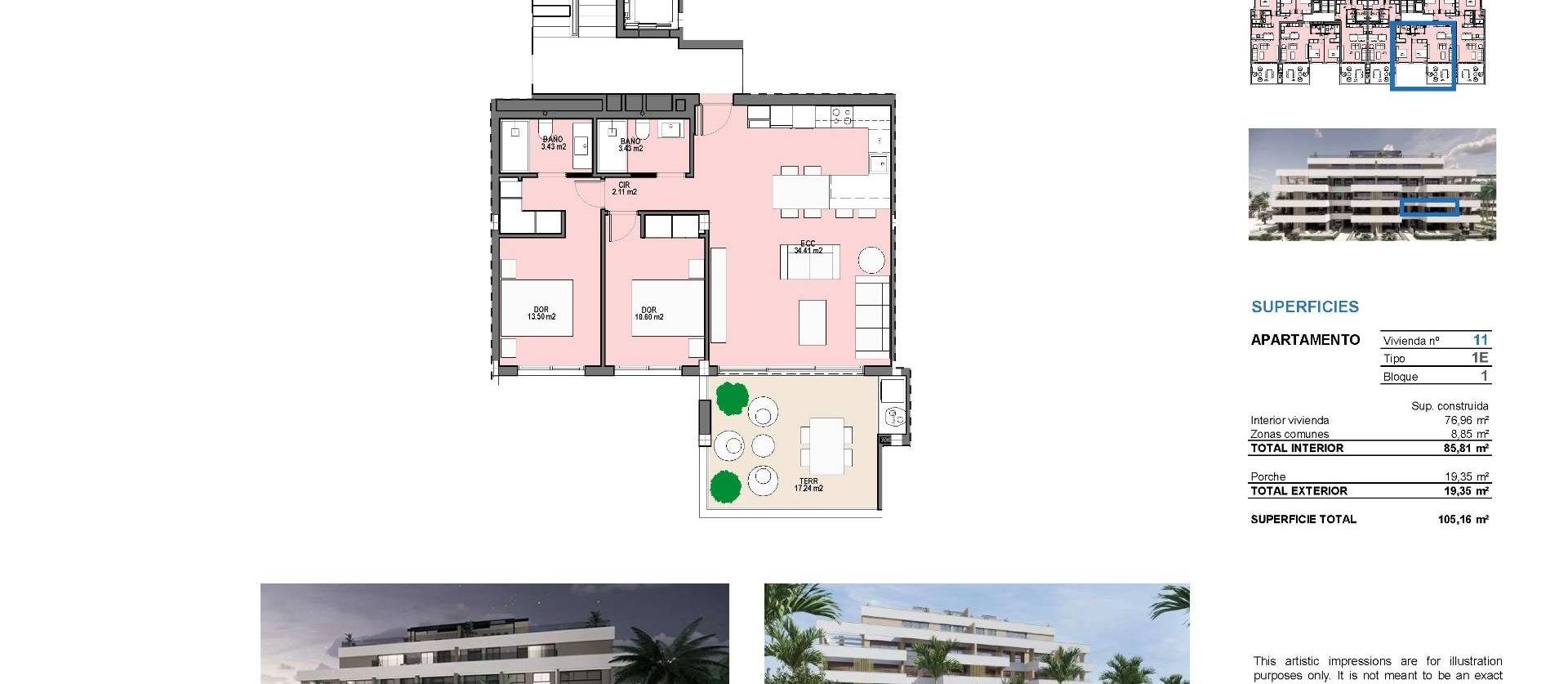 New Build - Apartment - Torre Pacheco - Santa Rosalía