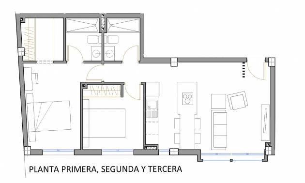 Nieuwbouw projecten - Appartment - San Pedro del Pinatar - San Pedro de Pinatar