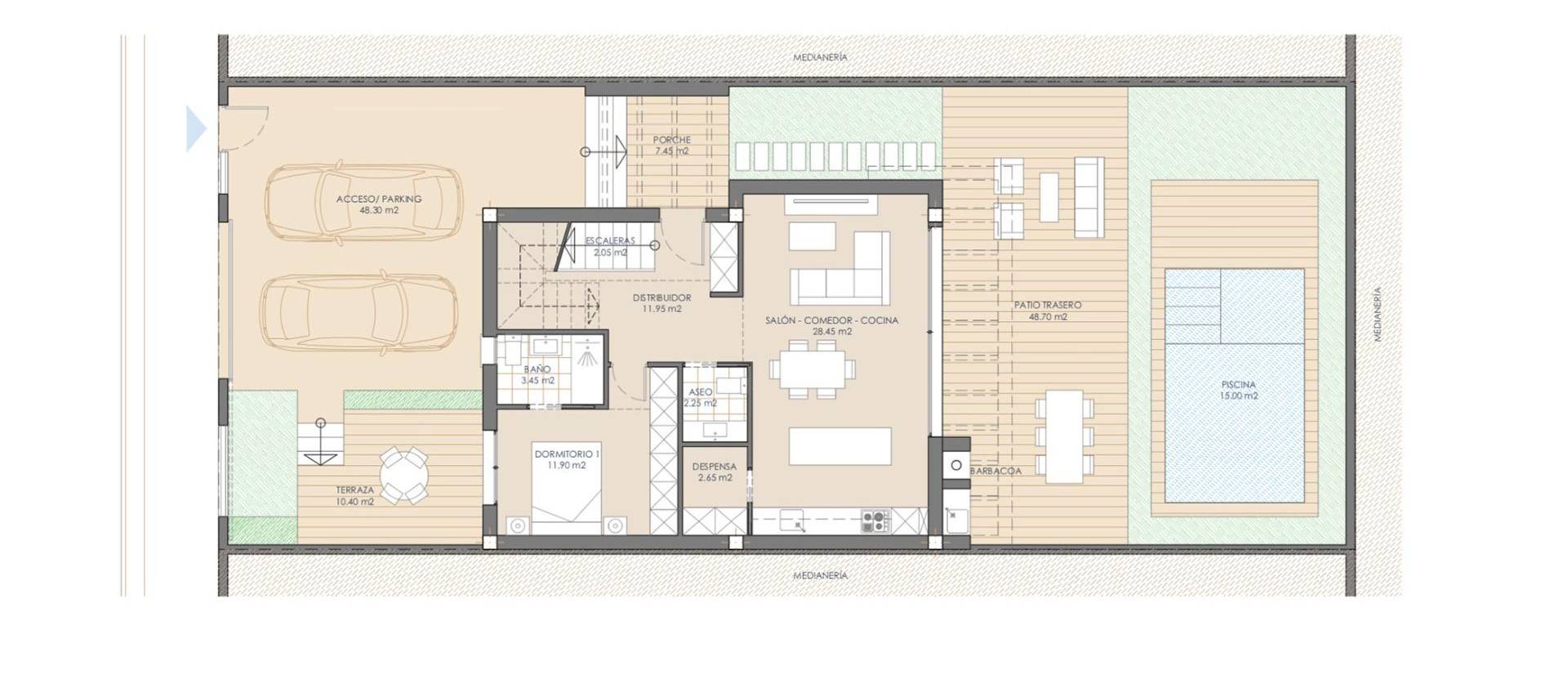 Nieuwbouw projecten - Villa - San Juan de los Terreros - Las Mimosas