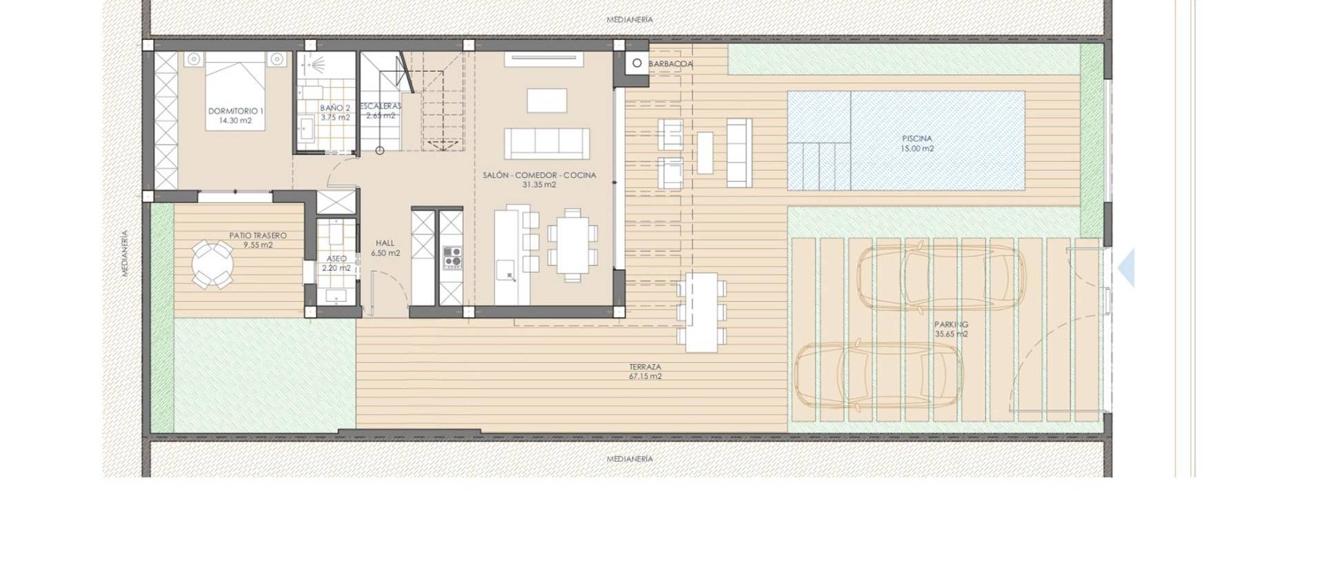 Nueva construcción  - Villa - San Juan de los Terreros - Las Mimosas