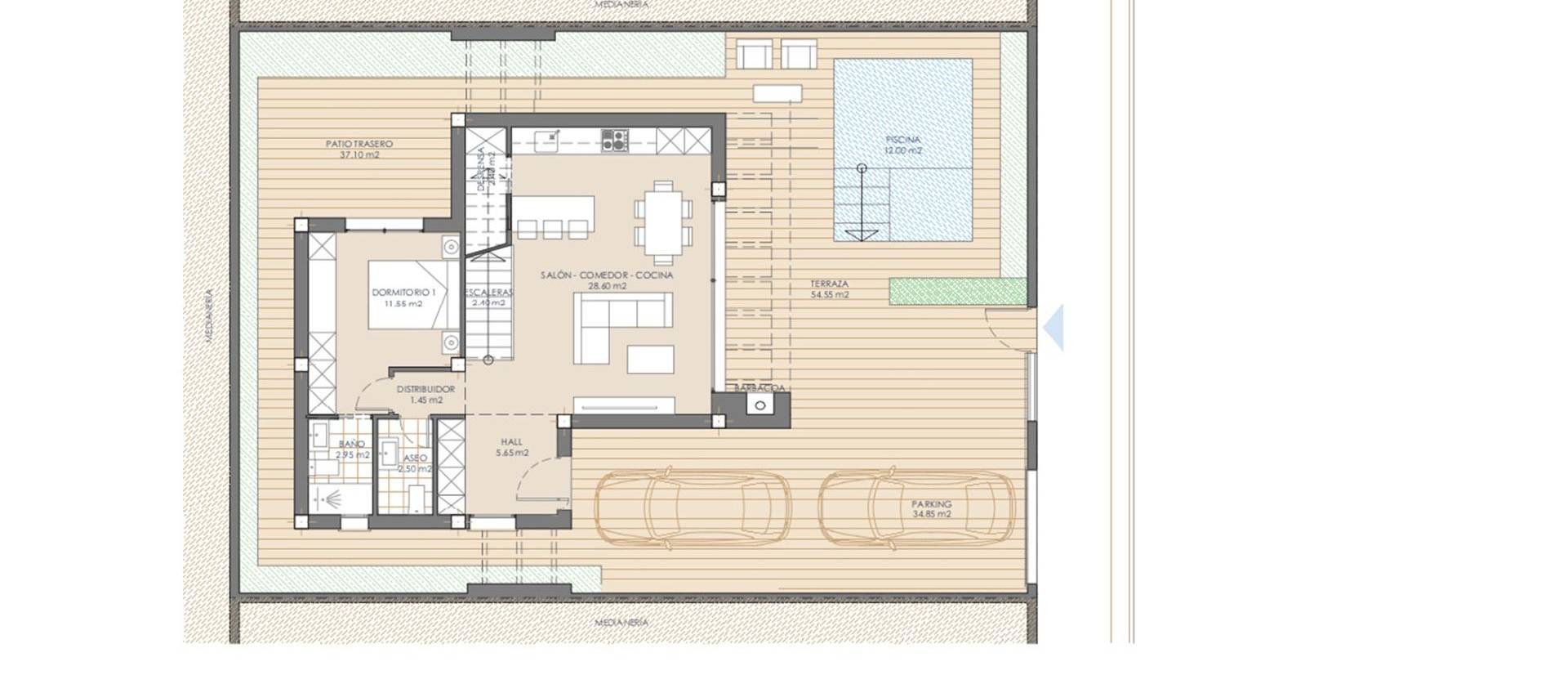 New Build - Villa - San Juan de los Terreros - Las Mimosas