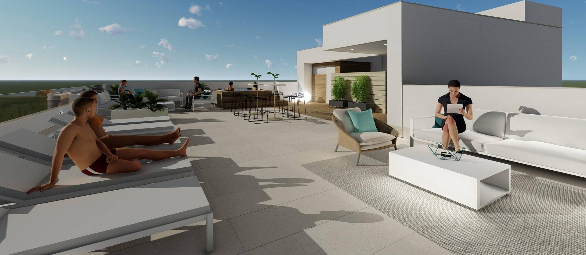 Nieuwbouw projecten - Appartment - Torrevieja - Playa del Cura