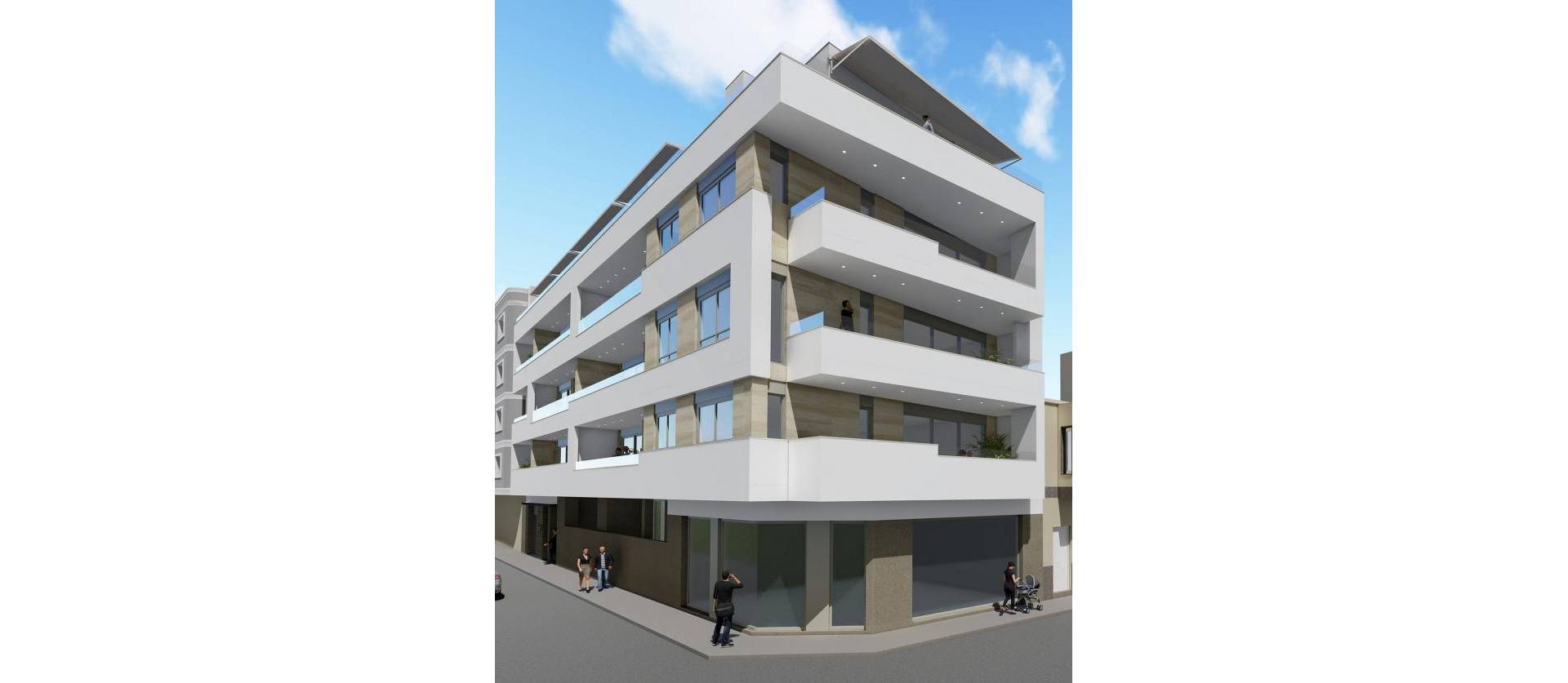 Nieuwbouw projecten - Appartment - Torrevieja - Playa del Cura