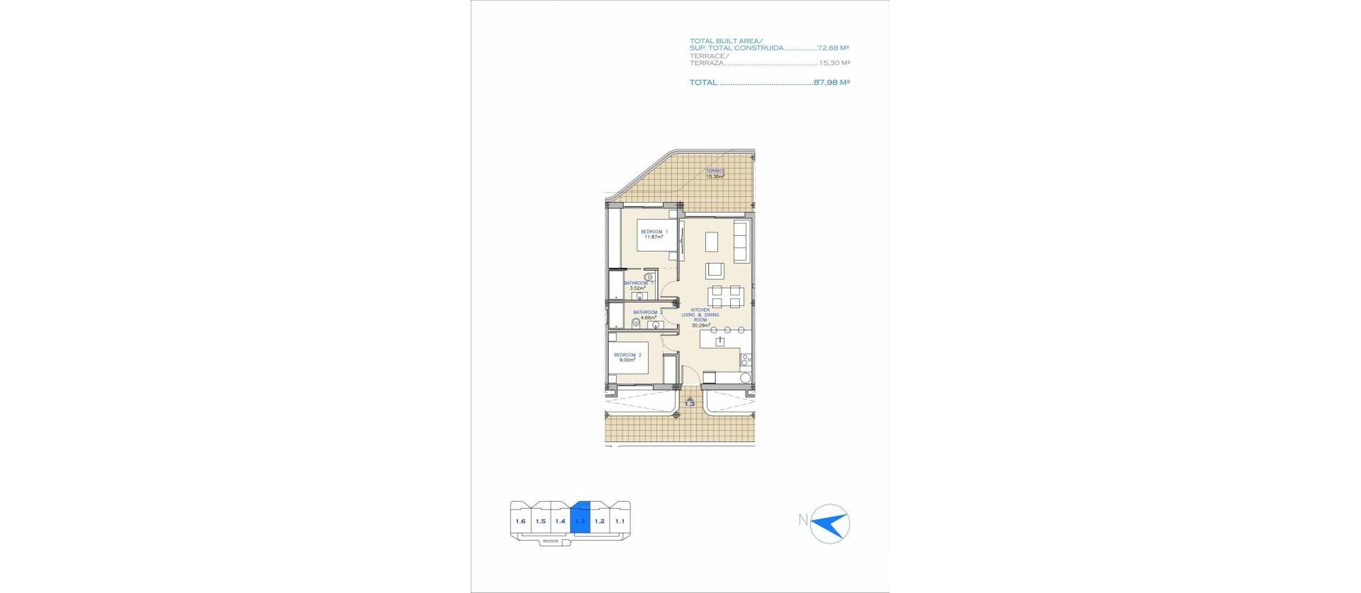 Nueva construcción  - Apartment - Los Alcázares - Serena Golf