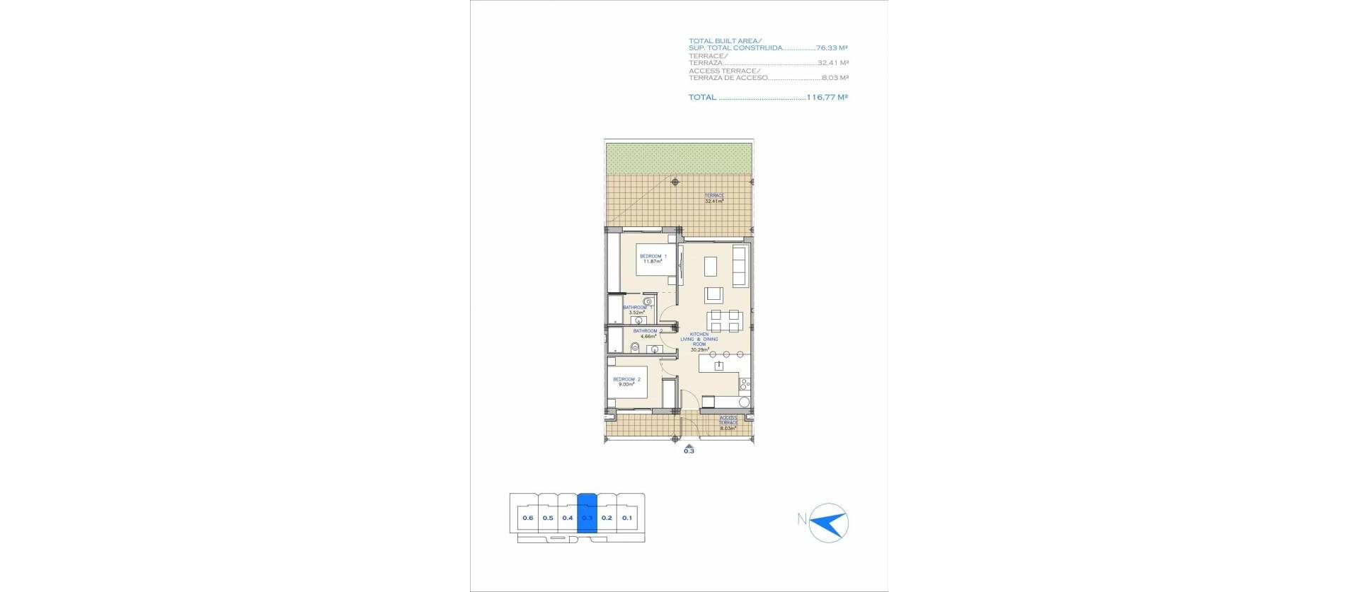 Nueva construcción  - Apartment - Los Alcázares - Serena Golf