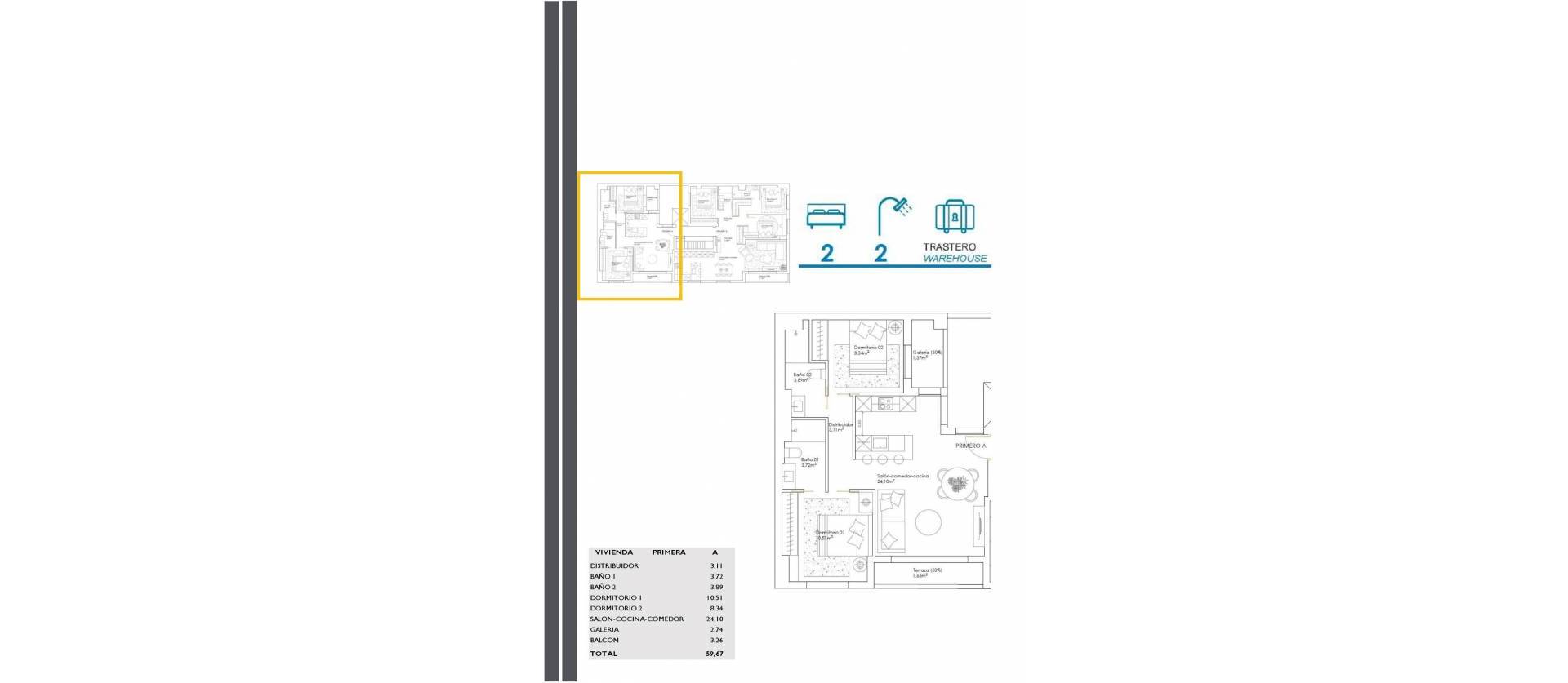 Nieuwbouw projecten - Appartment - San Javier - Santiago De La Ribera