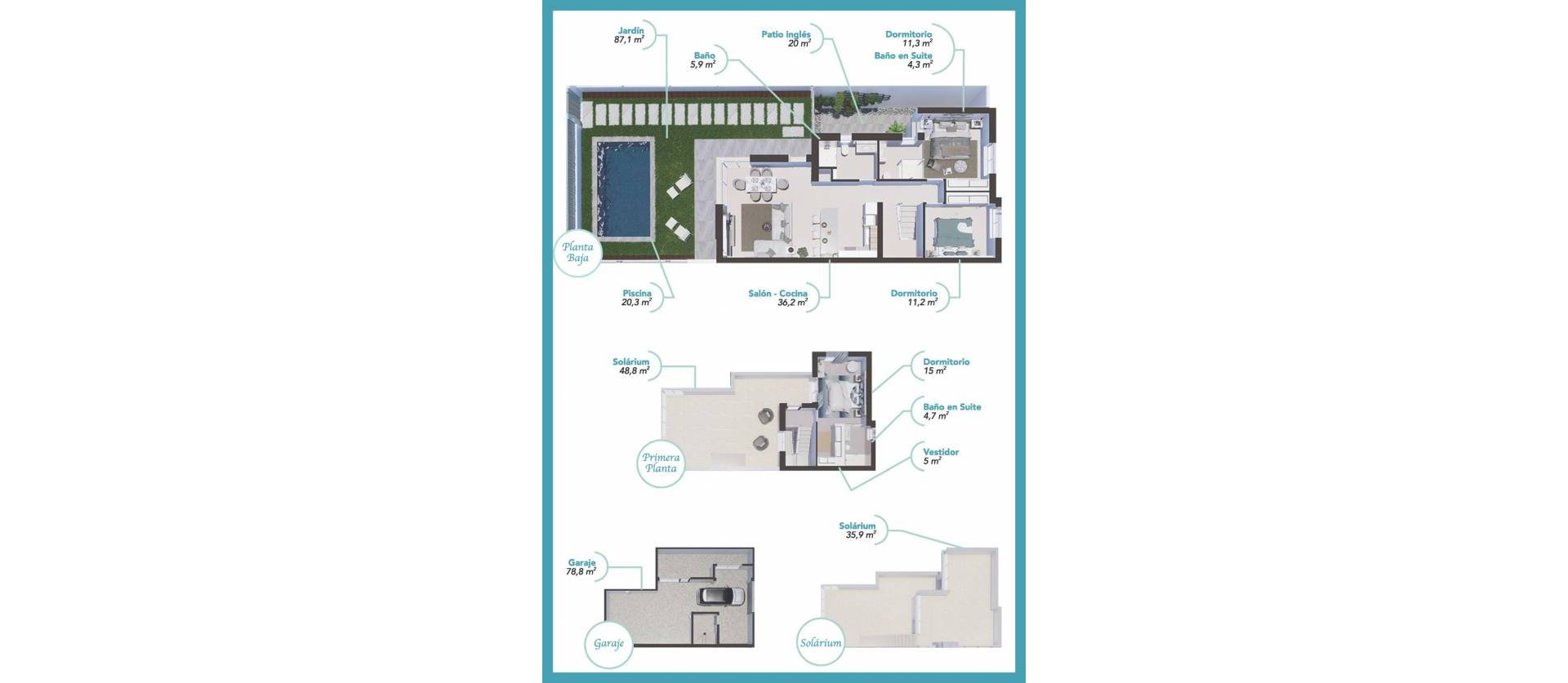 Nieuwbouw projecten - Villa - Los Alcázares - Serena Golf