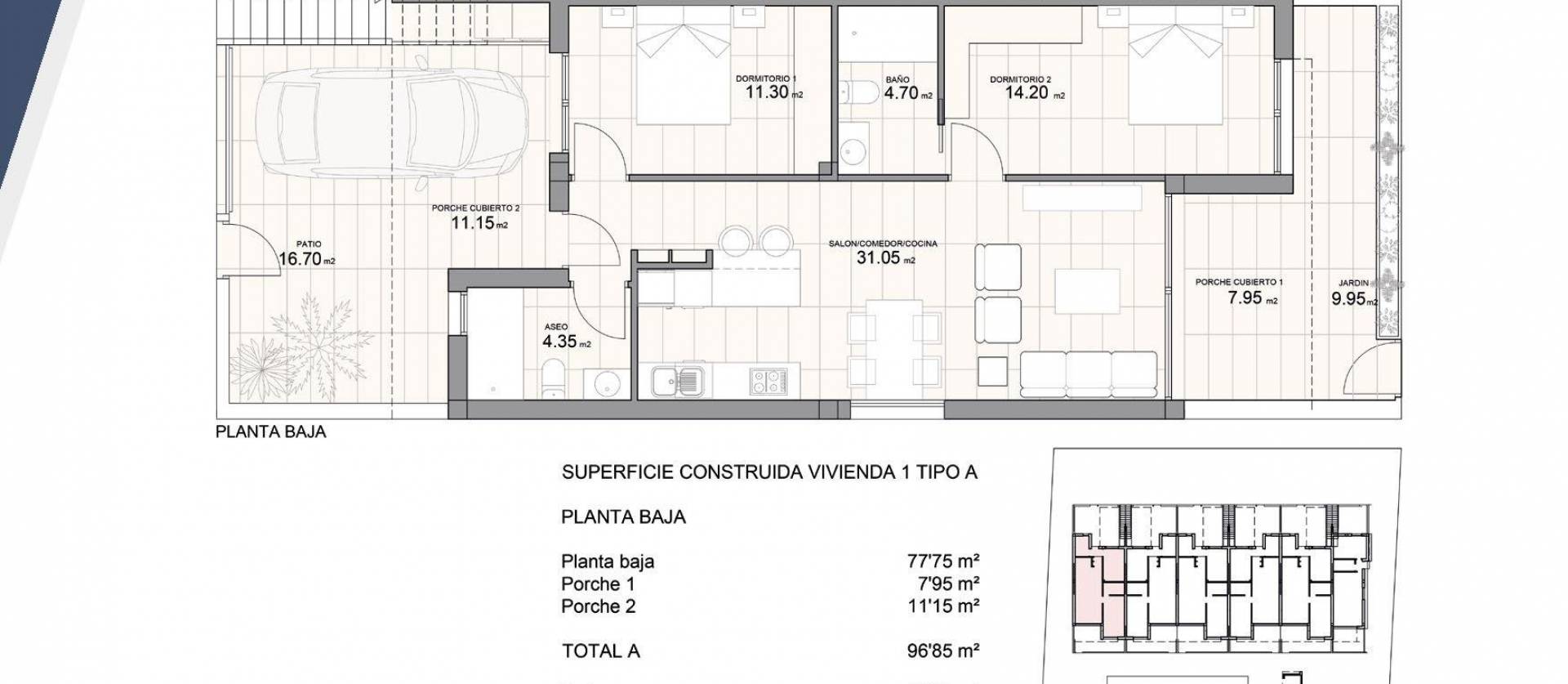 New Build - Bungalow - Pilar de la Horadada - Zona Pueblo