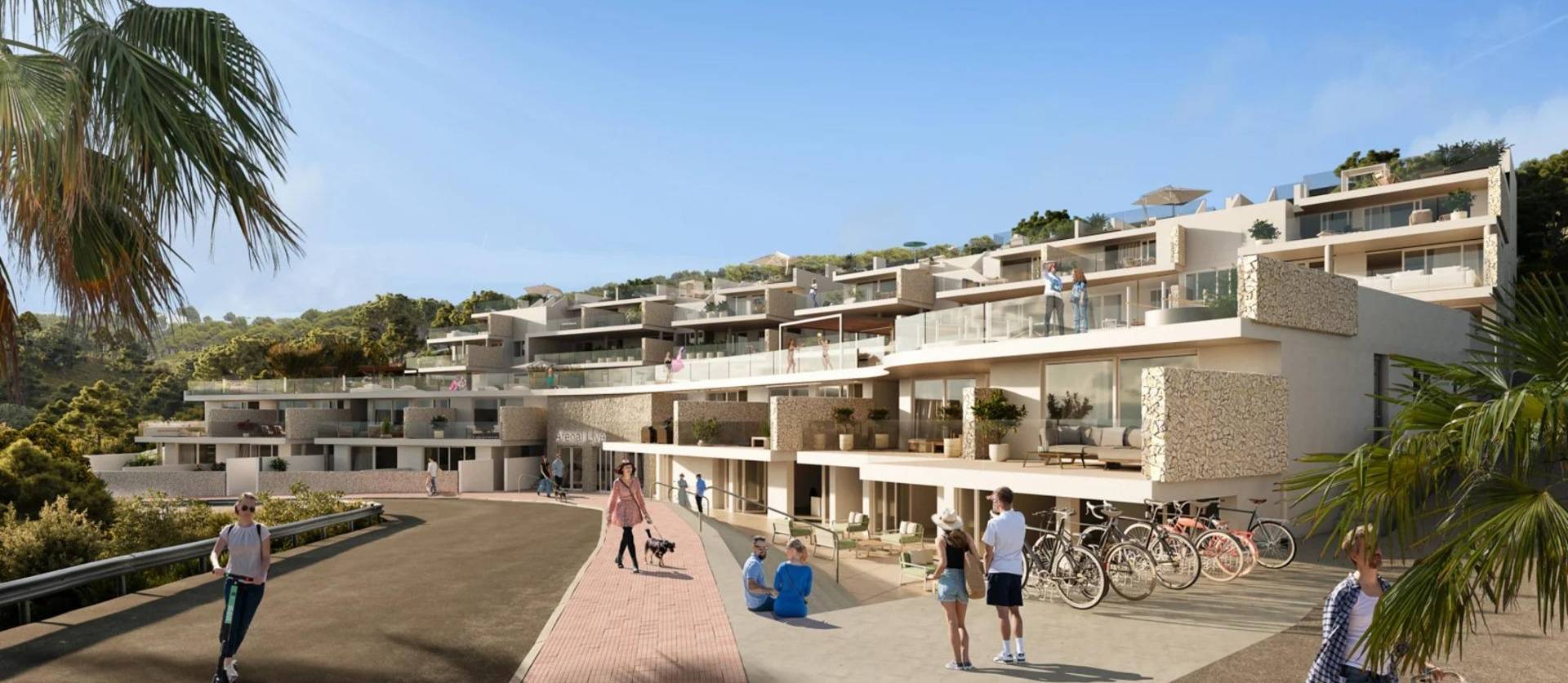 Nieuwbouw projecten - Appartment - Arenal d´en Castell - pueblo