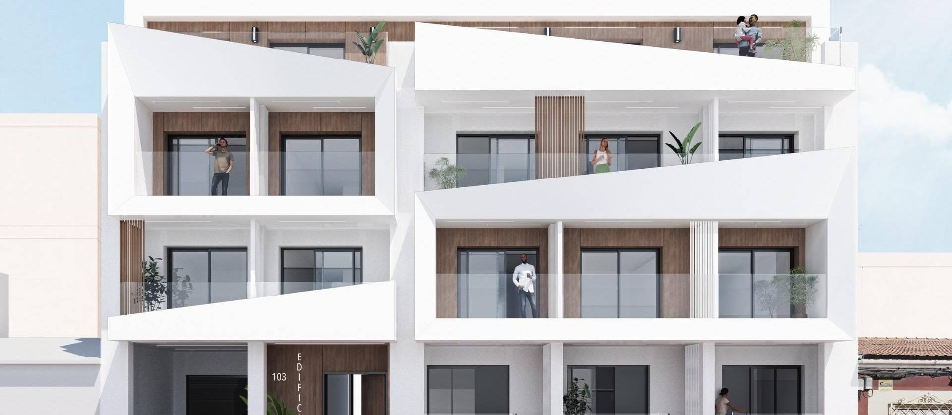 Nieuwbouw projecten - Appartment - Torrevieja - Playa del Cura