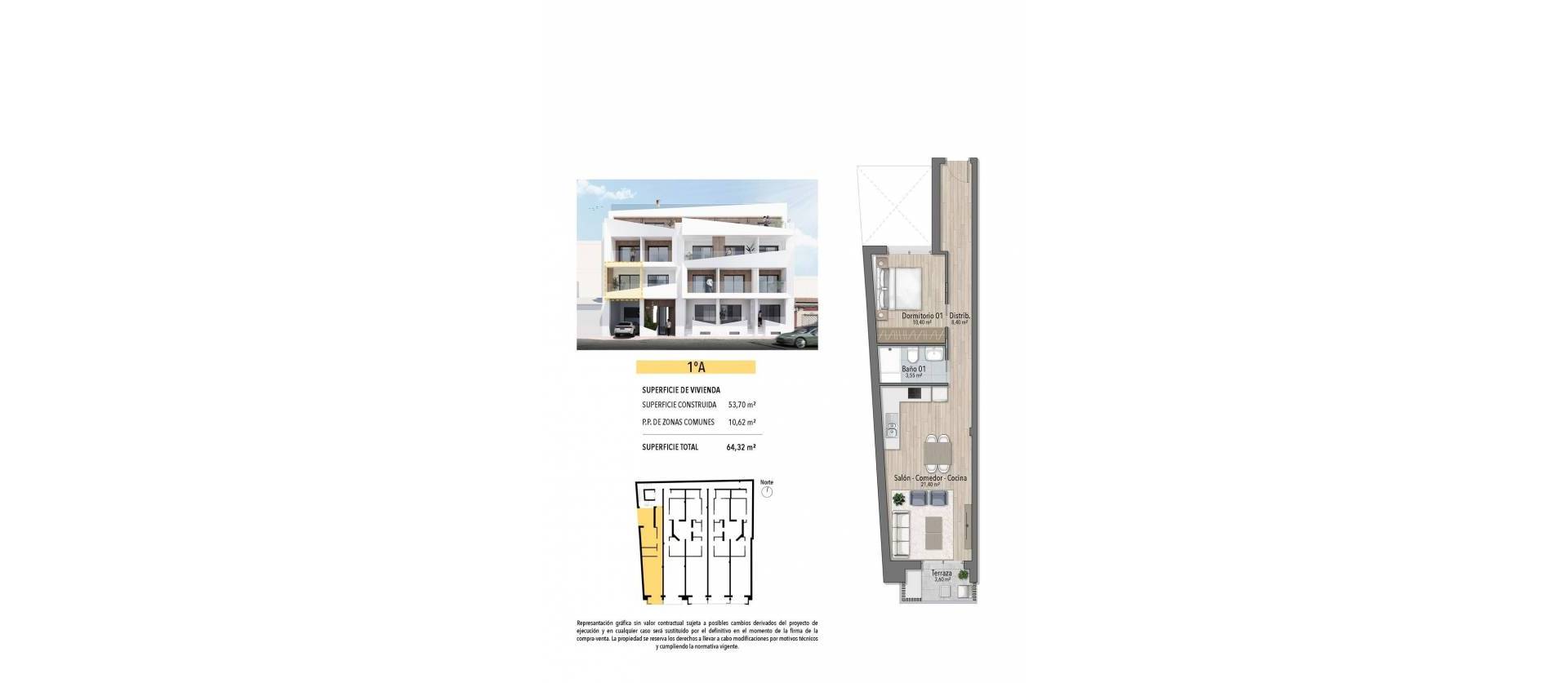 Nieuwbouw projecten - Appartment - Torrevieja - Playa del Cura