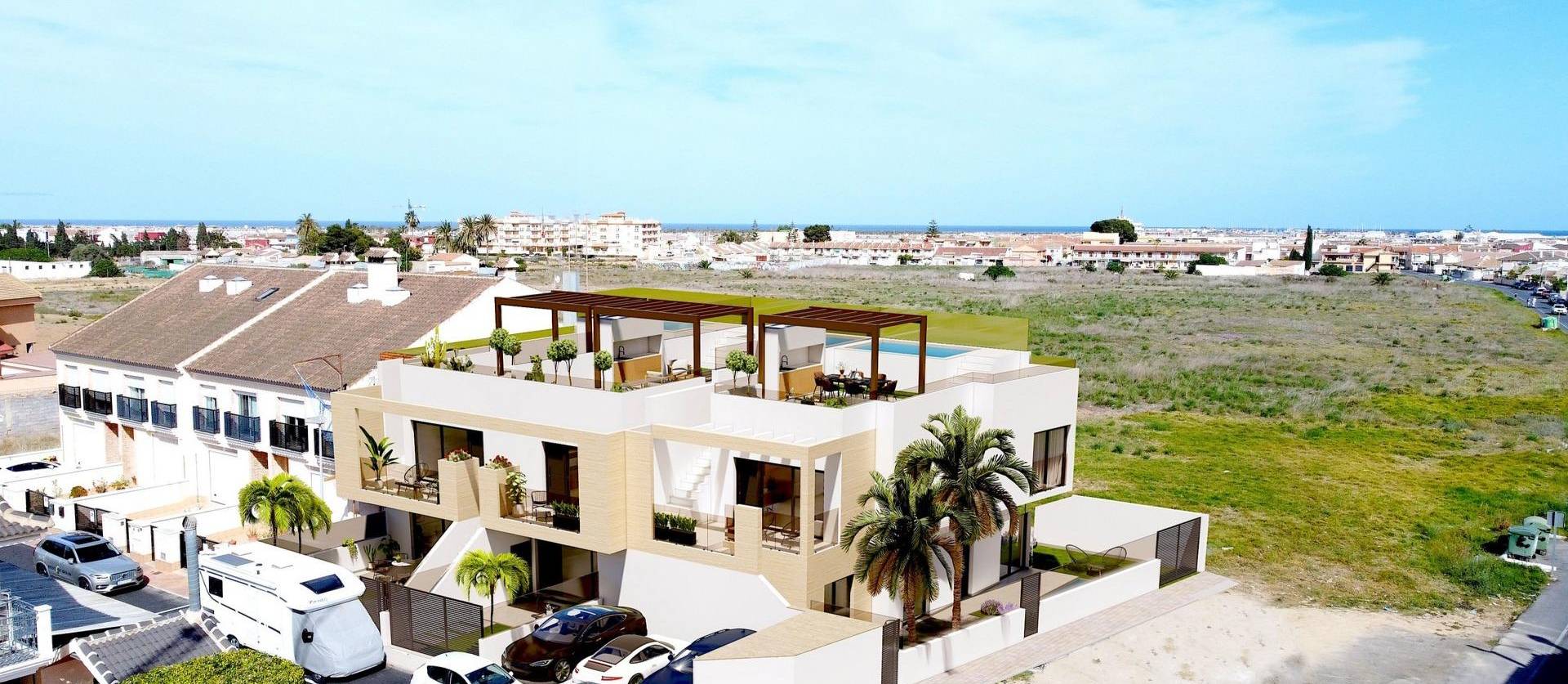 Nieuwbouw projecten - Bungalow - San Pedro del Pinatar - Lo Pagán