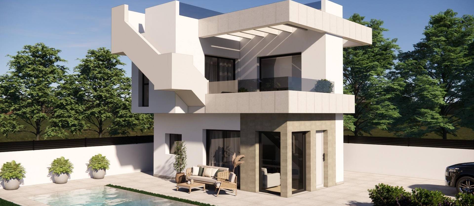 Nueva construcción  - Villa - Los Montesinos - La Herrada