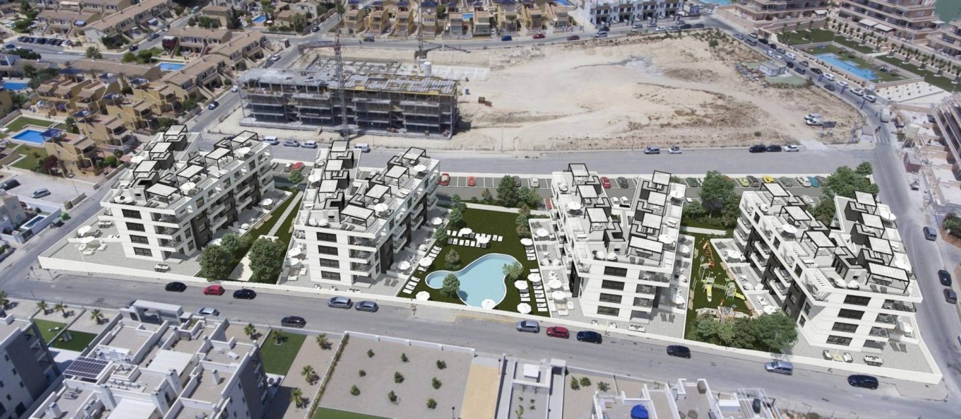 Nieuwbouw projecten - Appartment - Orihuela Costa - Villamartín