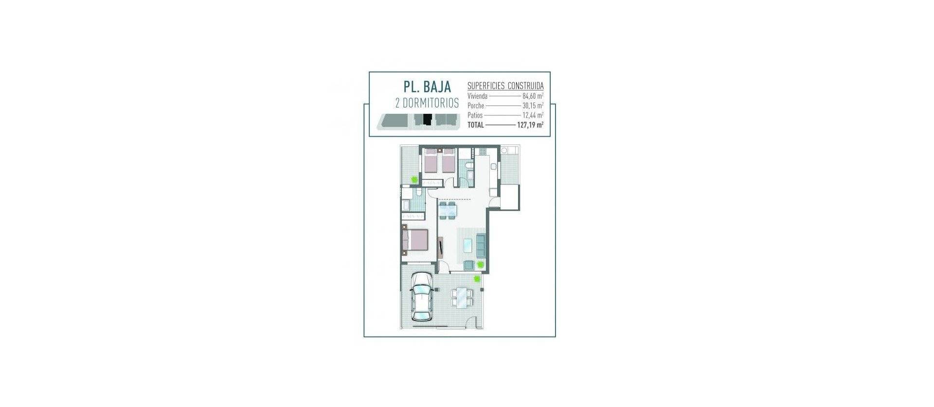 New Build - Bungalow - Pilar de la Horadada