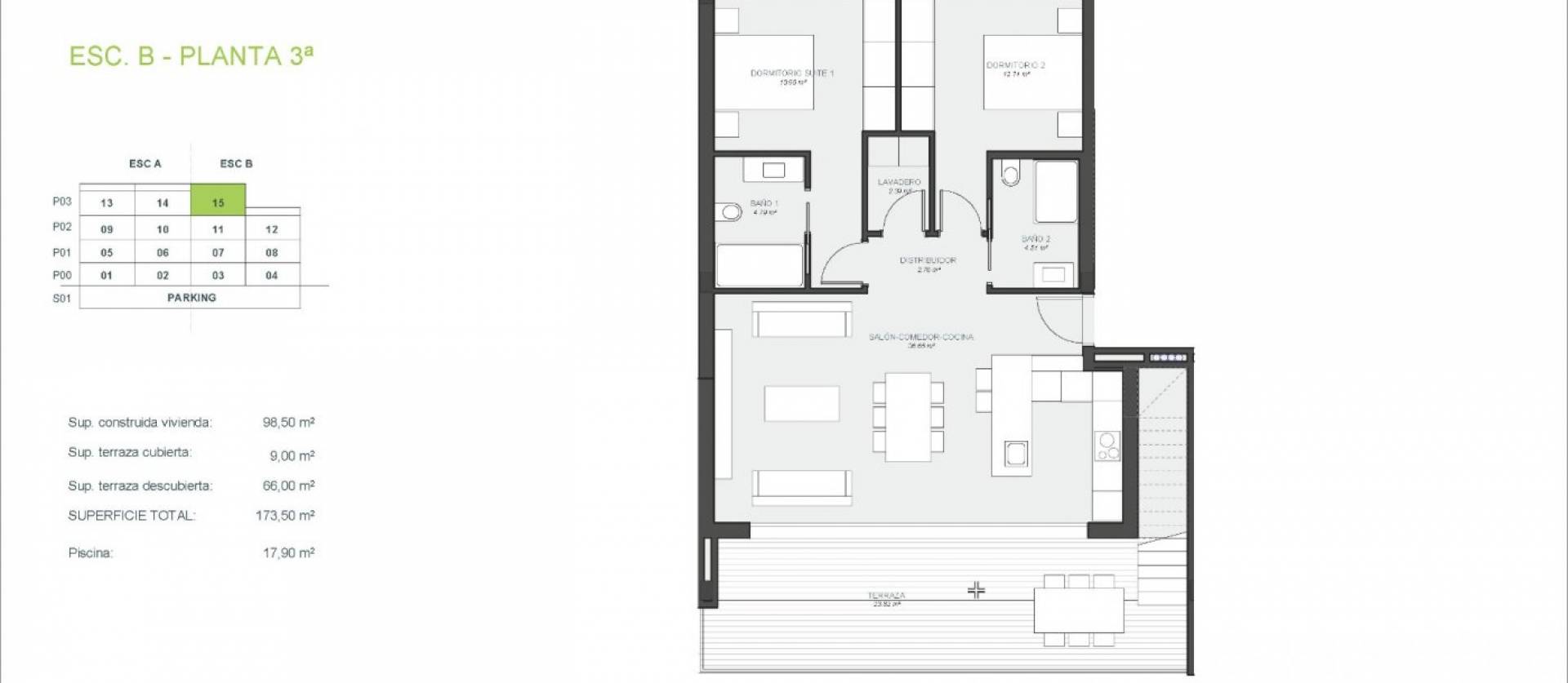 New Build - Apartment - Orihuela - Las Colinas Golf