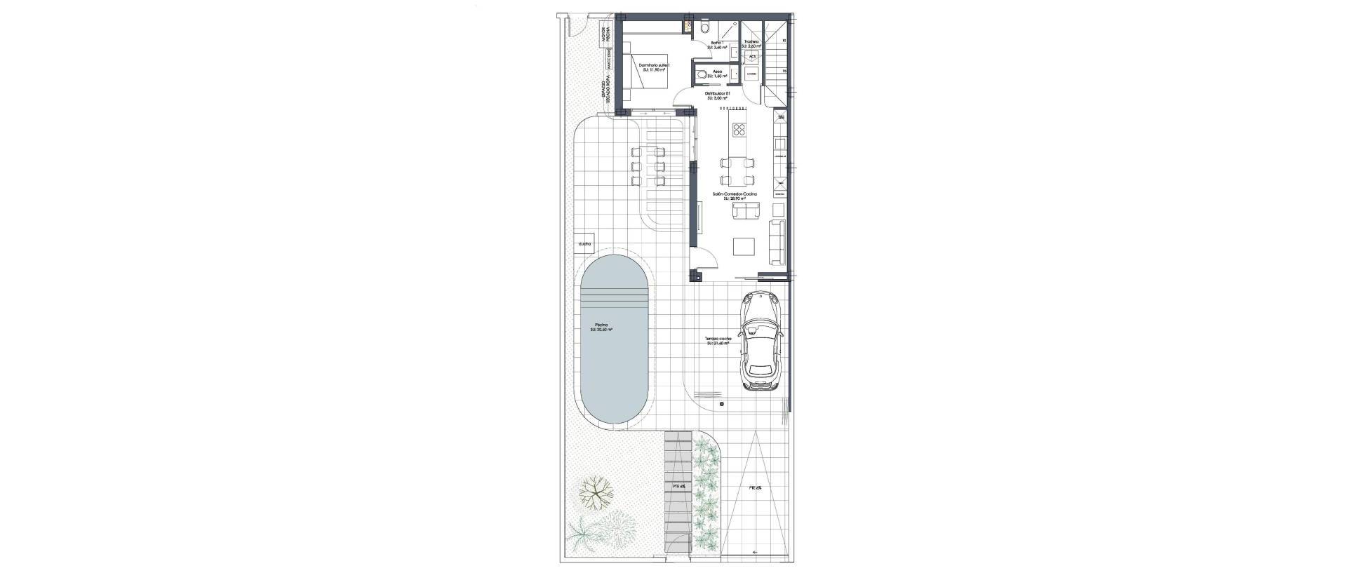 Nueva construcción  - Villa - Los Alcazares - Serena Golf