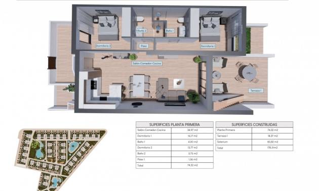 Nueva construcción  - Bungalow - Torrevieja - Los Balcones