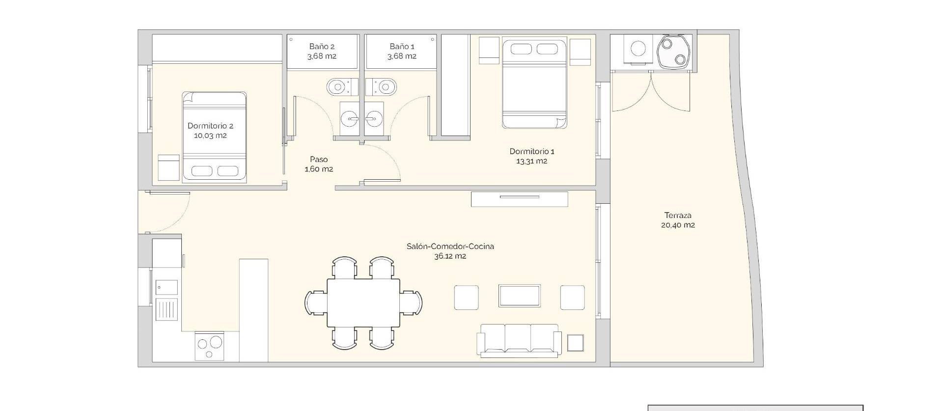 New Build - Apartment - Finestrat - Puig Campana Golf