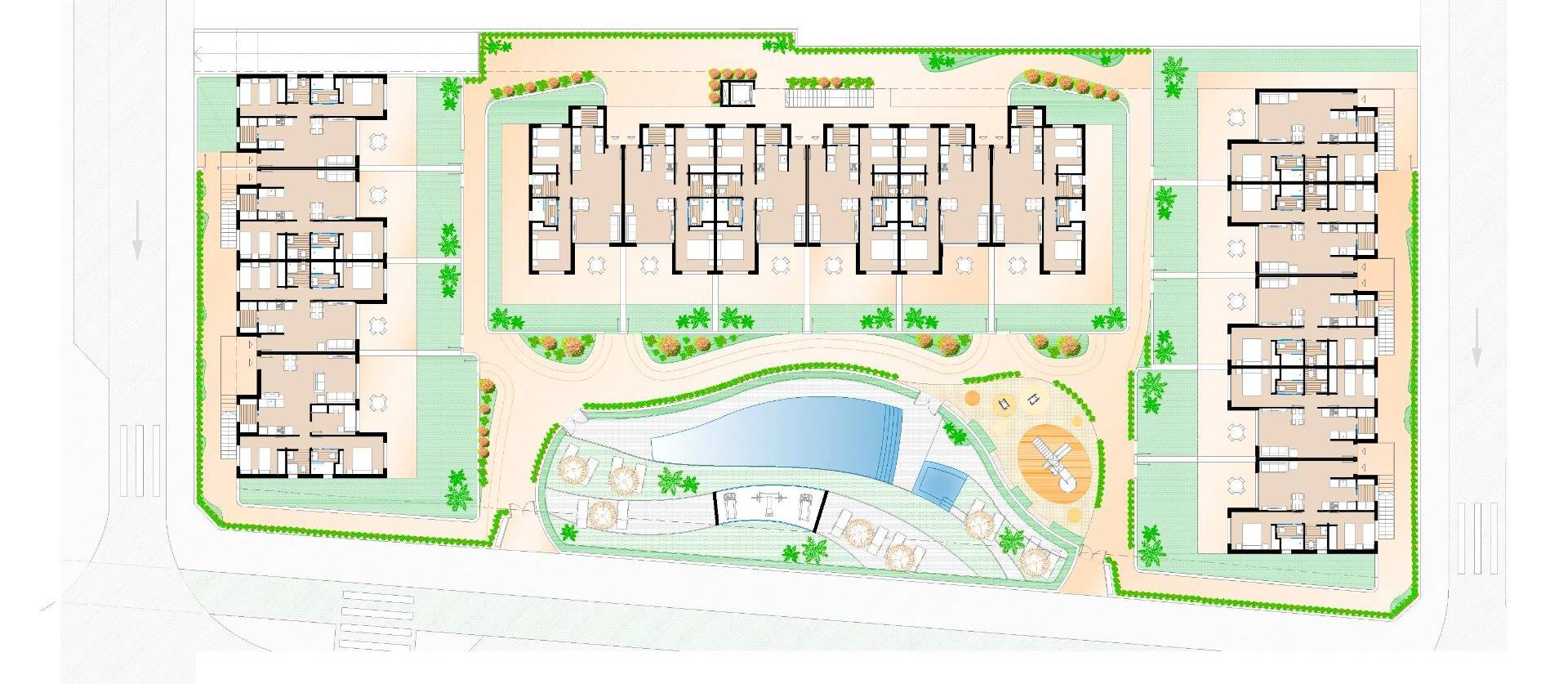 New Build - Bungalow - Pilar de la Horadada - Polideportivo