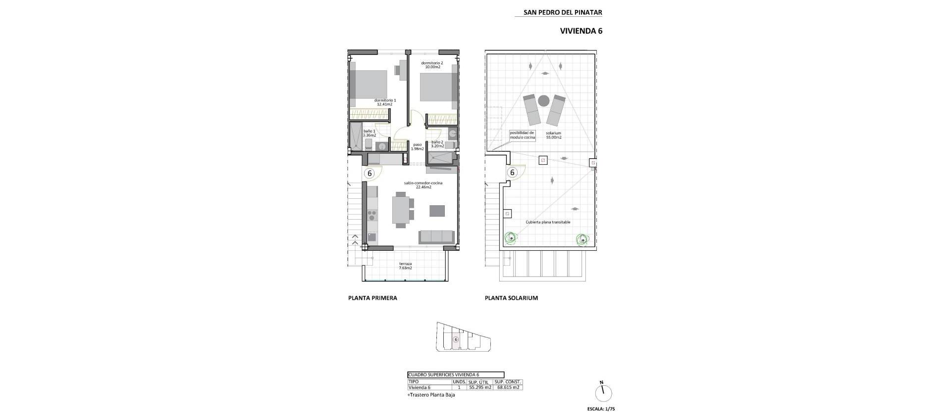 Nieuwbouw projecten - Bungalow - San Pedro del Pinatar - Los Cuarteros