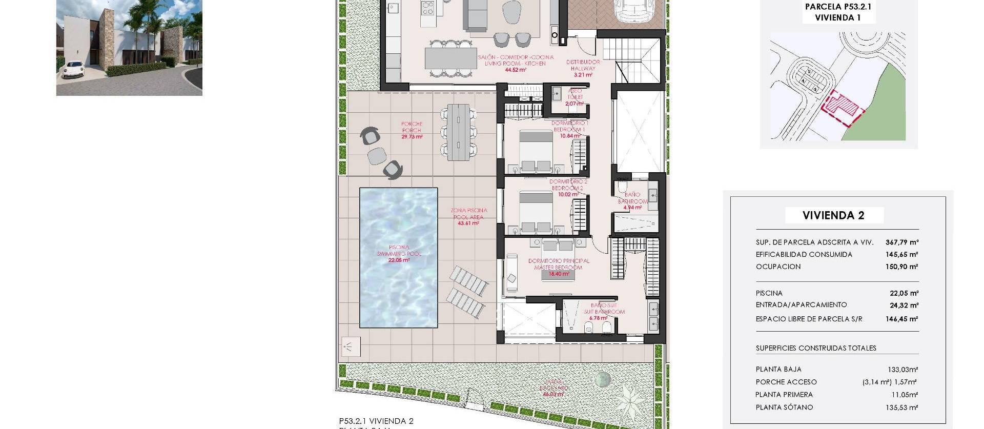 Nouvelle construction - Villa - Torre Pacheco - Santa Rosalía