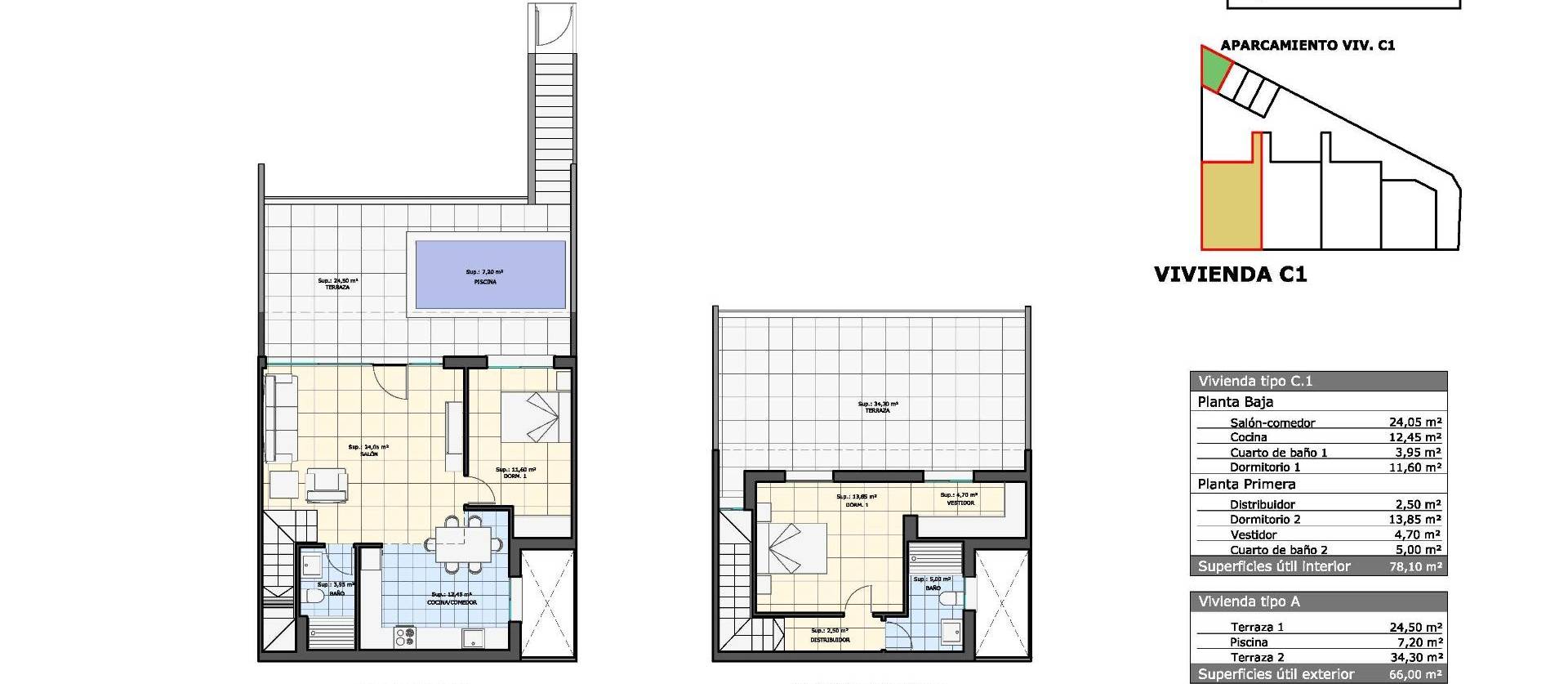 Nieuwbouw projecten - Bungalow - Pilar de la Horadada - pueblo