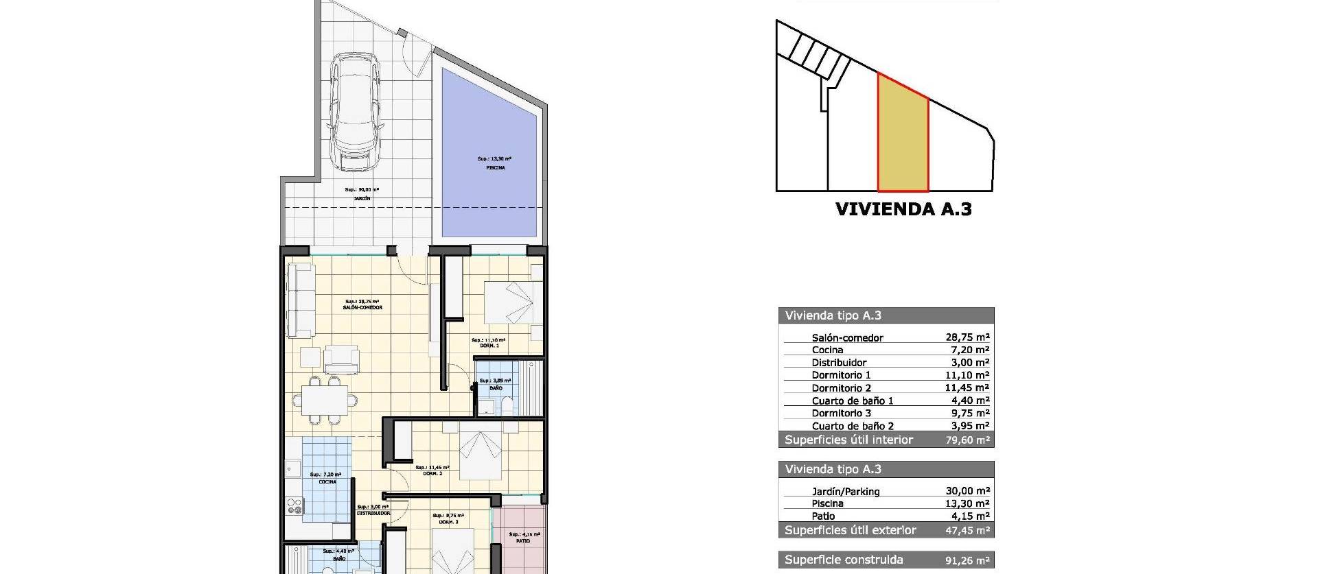 Nouvelle construction - Bungalow - Pilar de la Horadada - pueblo