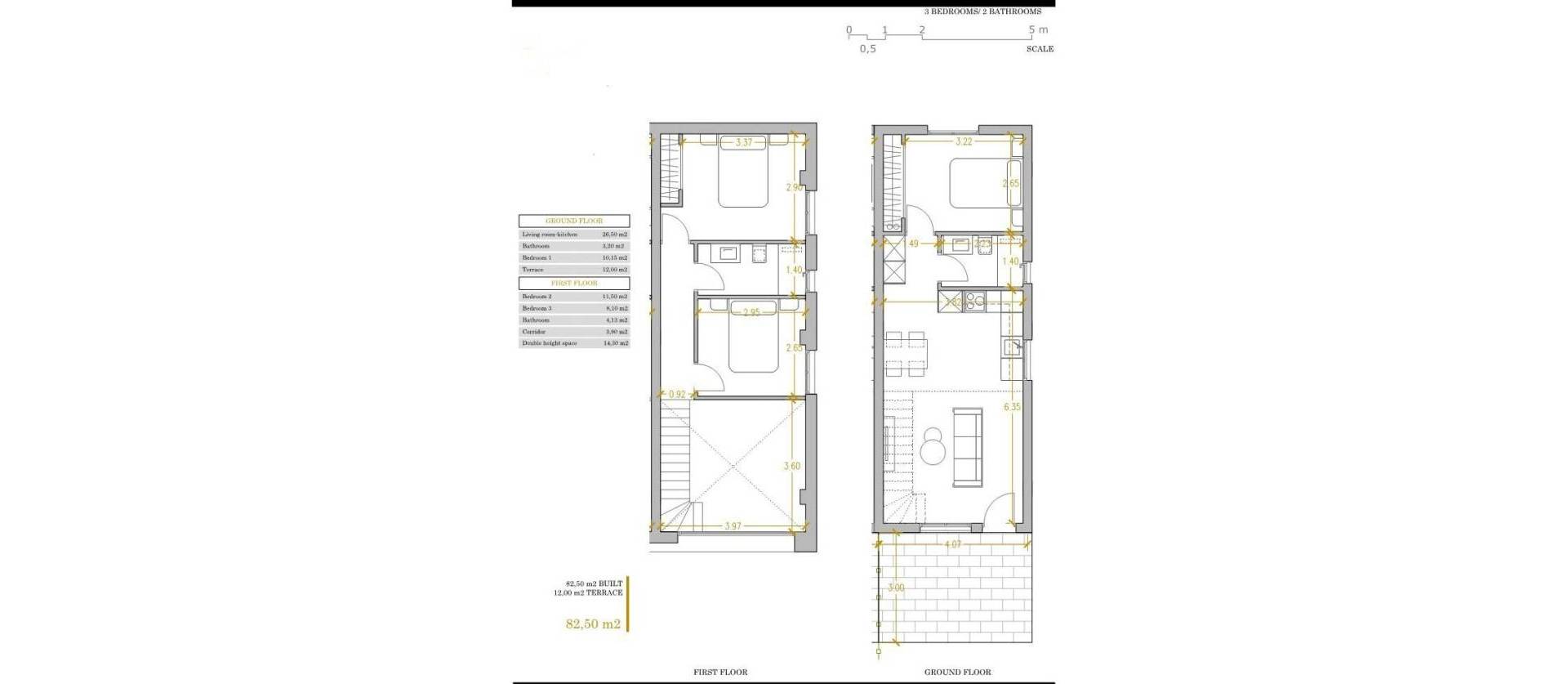 Nieuwbouw projecten - Herenhuis - Orihuela Costa - PAU 26