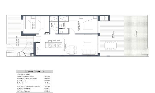 Nieuwbouw projecten - Bungalow - San Miguel de Salinas - Cerro Del Sol