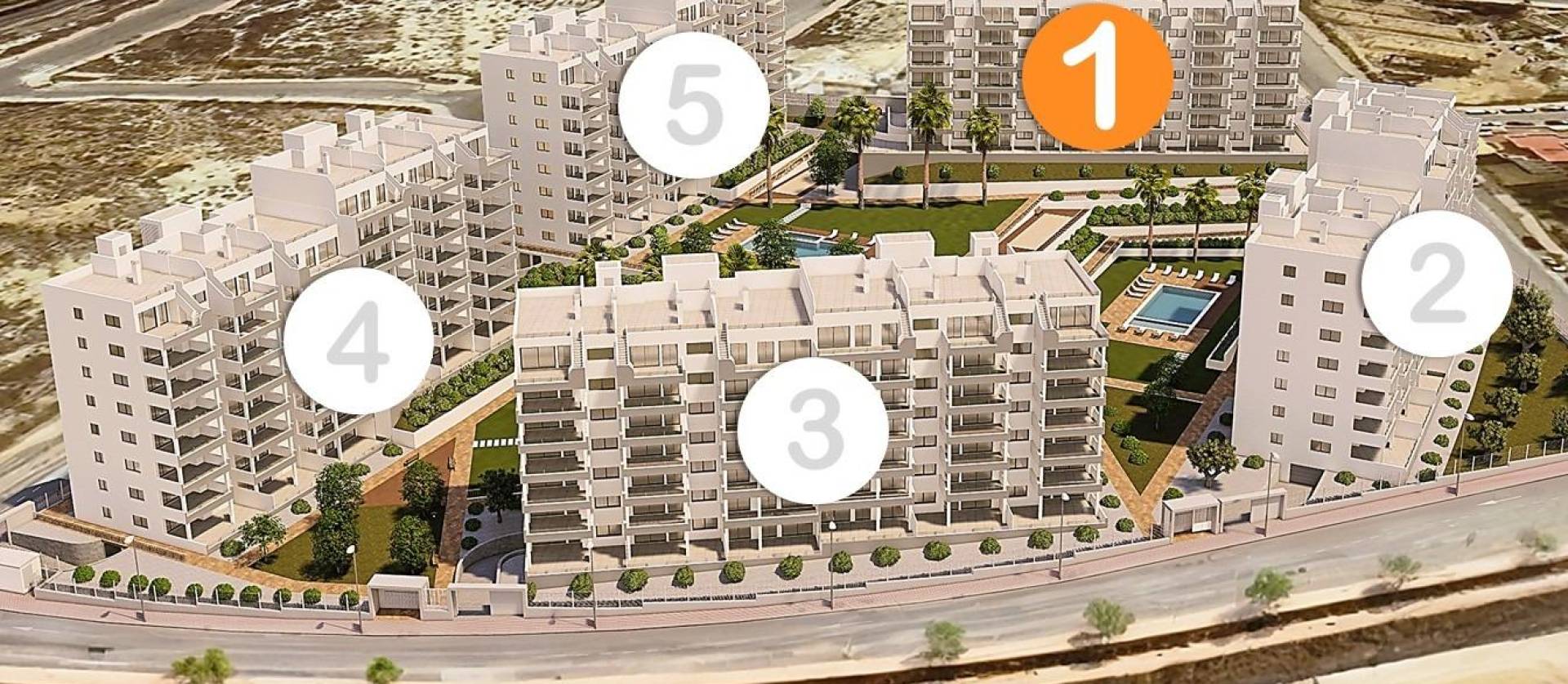 Nieuwbouw projecten - Appartment - San Miguel de Salinas - Pueblo