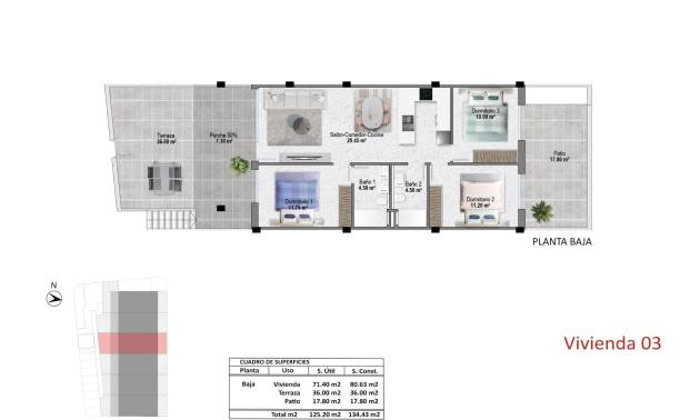 Nueva construcción  - Bungalow - Pilar de la Horadada - pueblo