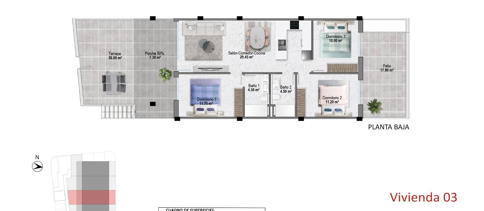 Nueva construcción  - Bungalow - Pilar de la Horadada - pueblo