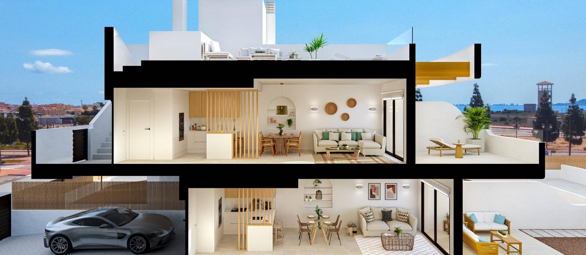 Nueva construcción  - Bungalow - Los Alcázares - Serena Golf