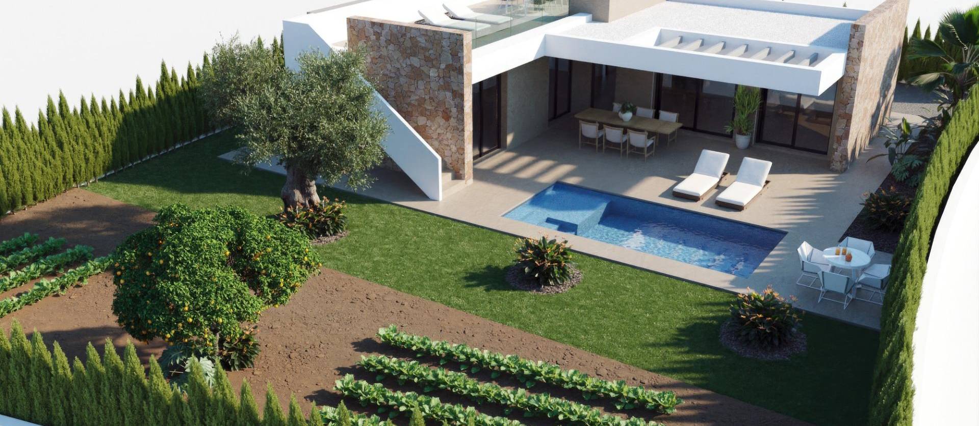 Nueva construcción  - Villa - Fuente Alamo - Hacienda del Alamo