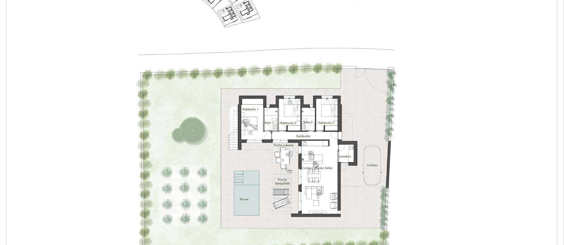 Nueva construcción  - Villa - Fuente Alamo - Hacienda del Alamo