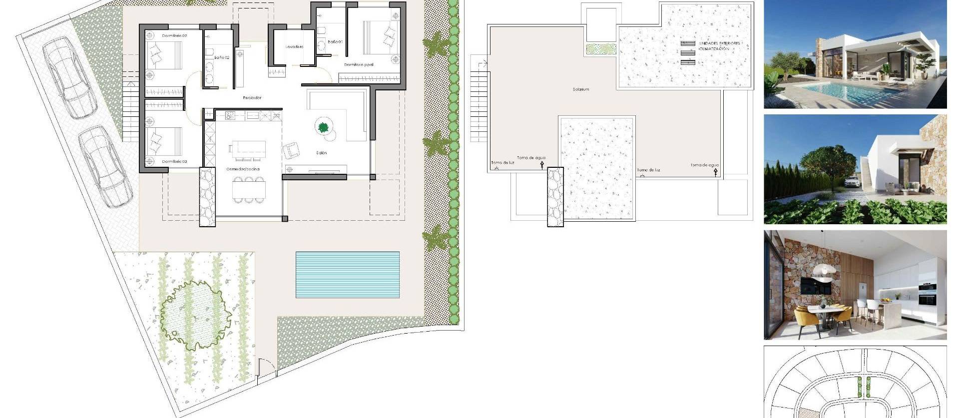 Nueva construcción  - Villa - Fuente Alamo - Hacienda del Alamo