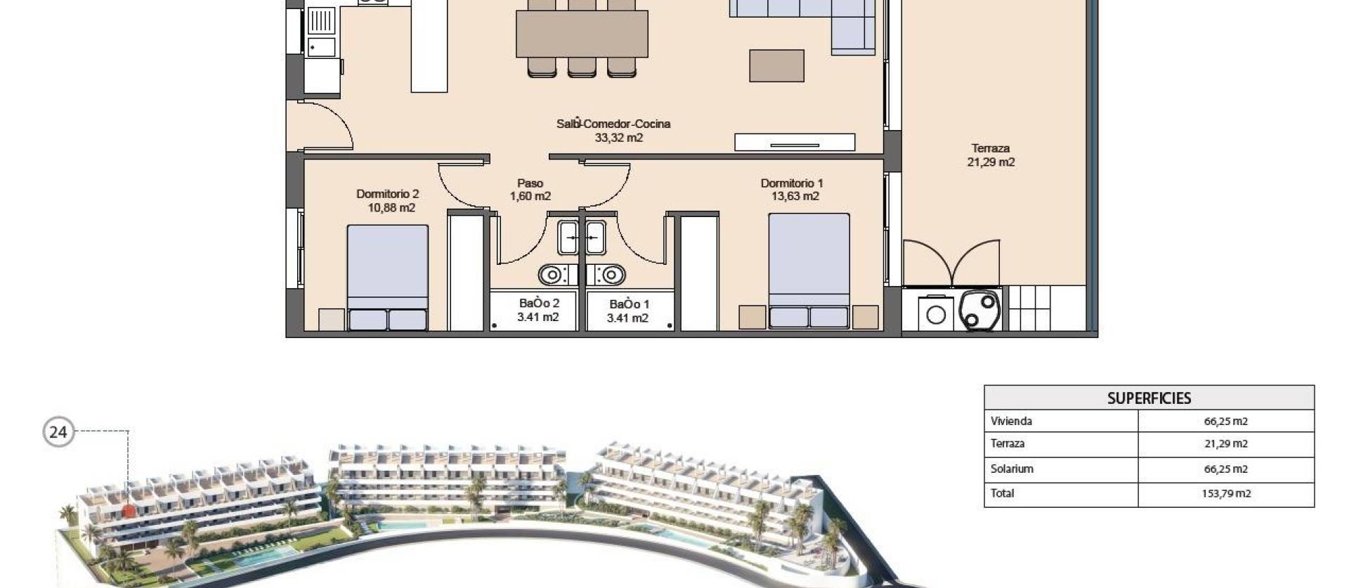 Nueva construcción  - Apartment - Finestrat - Balcón de finestrat