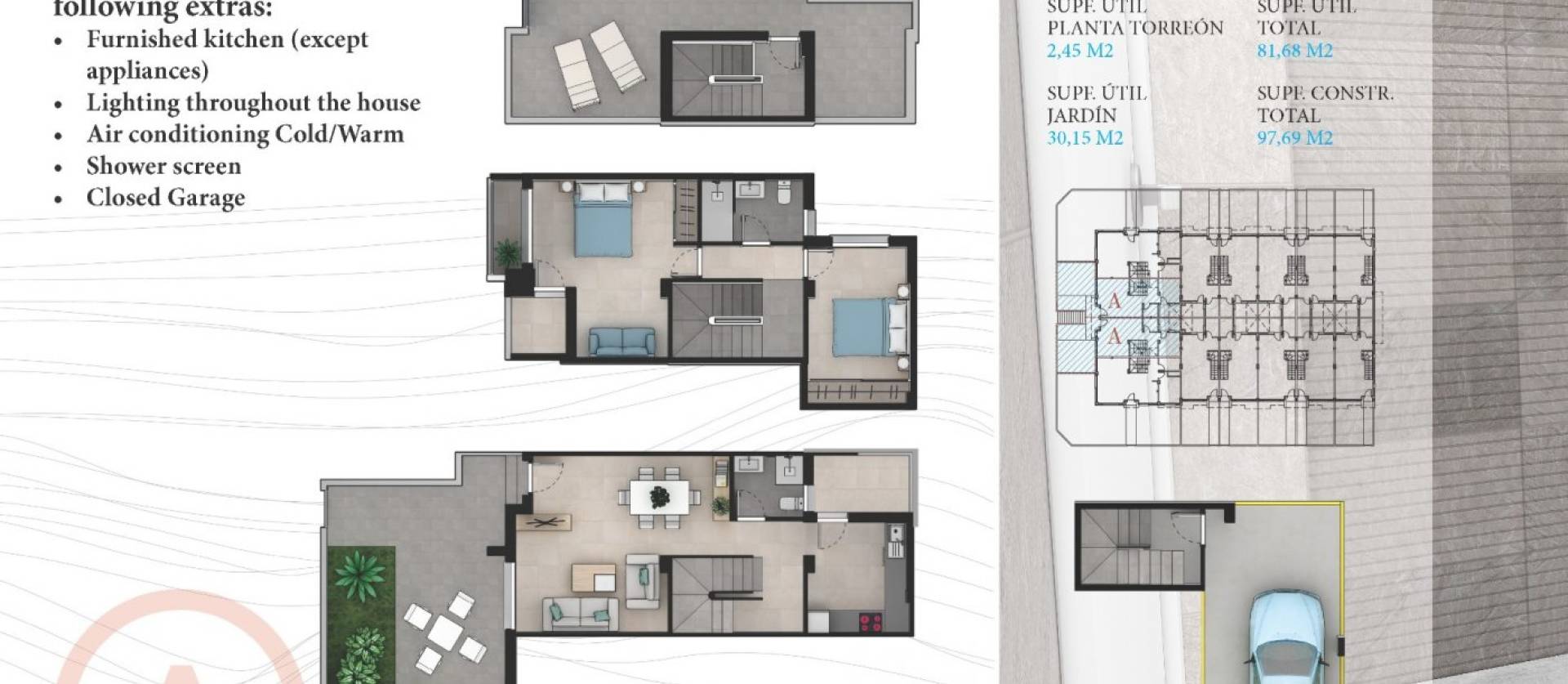 Nueva construcción  - Adosado - La Manga del Mar Menor
